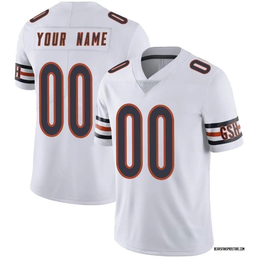 Custom Chicago Bears Men's Limited Custom Vapor Untouchable Nike Jersey ...