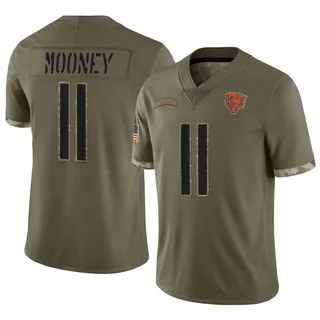 Chicago Bears Nike Game Road Jersey - White - Darnell Mooney - Mens