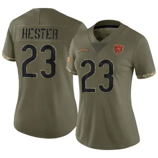 Nike Devin Hester Chicago Bears Salute to Service Game Jersey - White