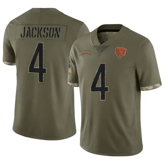 Chicago Bears Nike Game Alternate Jersey - White - Eddie Jackson - Mens