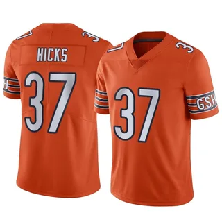 Top-selling Item] Chicago Bears Elijah Hicks 37 White Vapor Limited 3D  Unisex Jersey