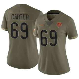 Ja'Tyre Carter Chicago Bears Nike Women's Game Player Jersey - Navy