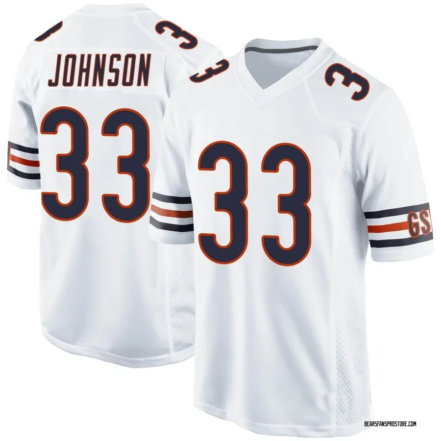 Jaylon Jones Men's Nike White Chicago Bears Custom Game Jersey Size: Small