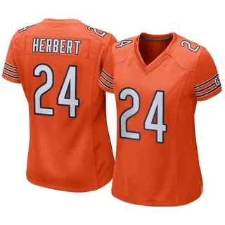 Men's Nike Khalil Herbert Navy Chicago Bears Game Jersey Size: 4XL