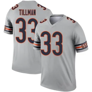 Men's Charles Tillman Chicago Bears Men's Legend Inverted Silver Nike Jersey