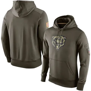 bears salute to service hoodie xl